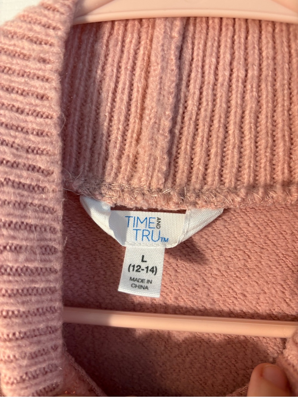 SOLD ‼️ Time and Tru Sweater - Picture 3 of 3